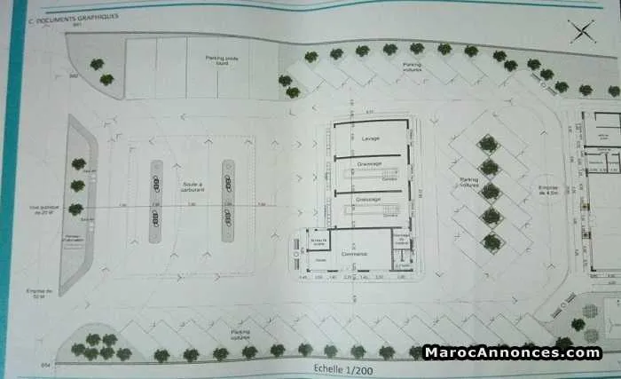 Terrain autorisé pour station service - تمارة (3)