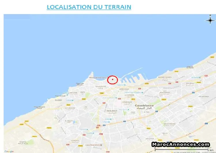 Terrain à vendre  353m2 - الدار البيضاء (3)