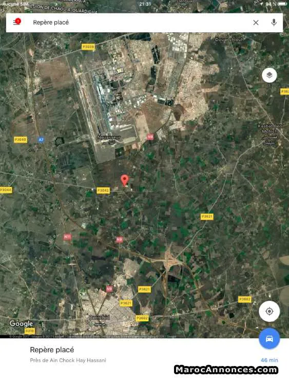 Terrain a vendre sur route nationale casa berrechi - الدار البيضاء (2)