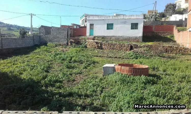 Terrain de 650 m2 vue sur mer a rout de ksar sghir - طنجة