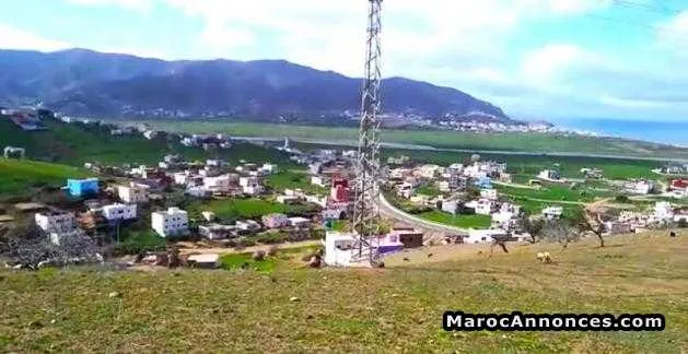 Lot de terrain avec une vue panoramique - مرتيل (2)