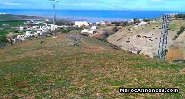 Lot de terrain avec une vue panoramique - مرتيل (3)