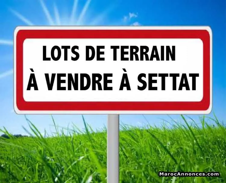 Terrain à settat 159 m2 - سطات