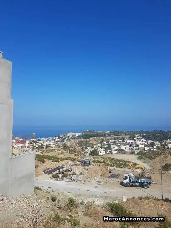Terrain titré zone villa face à la mer à nwinwiche - طنجة (3)