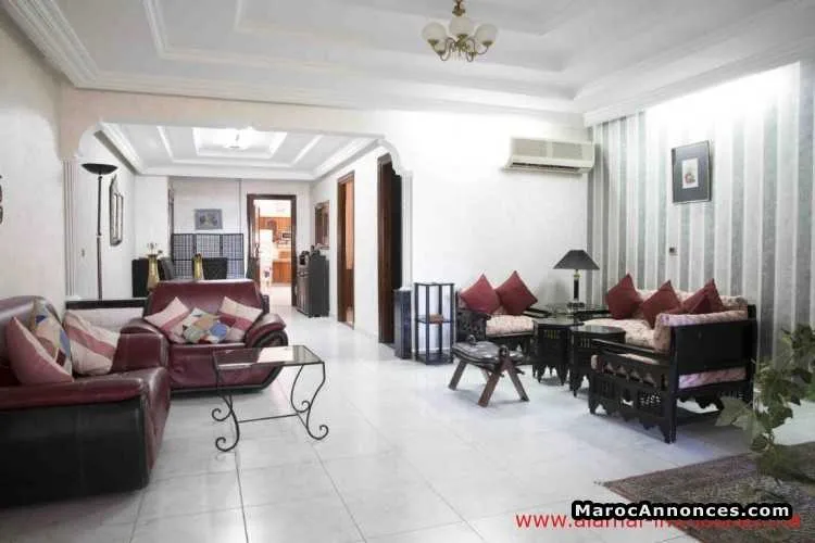 Ap1268 appartement a louer meuble 2 mars sup 130 m - الدار البيضاء
