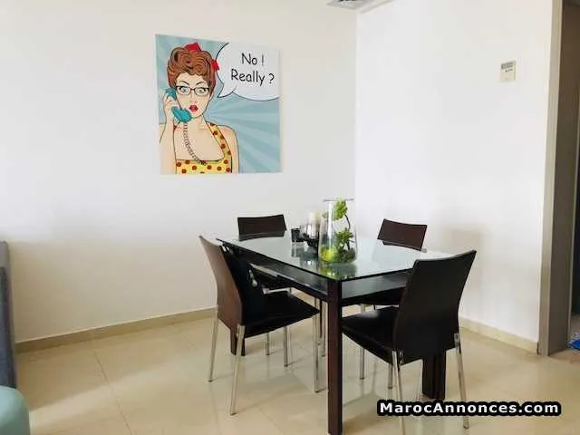 Appartement 103 m² meublé à louer, racine,casa - الدار البيضاء (2)