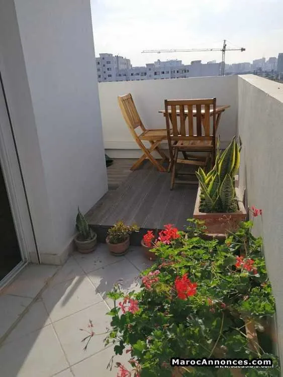 Location apt meublé à belvedere/2chambres terrasse - الدار البيضاء