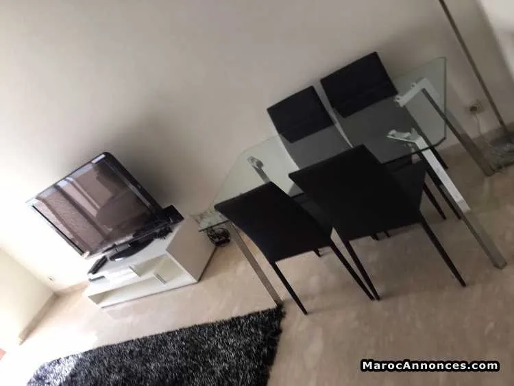 Appartement 90 m2 meublé a résidence fermée - الدار البيضاء (3)