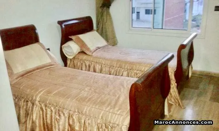 Appartement 110 m2 meublé 3ch a val fleuri - الدار البيضاء (3)