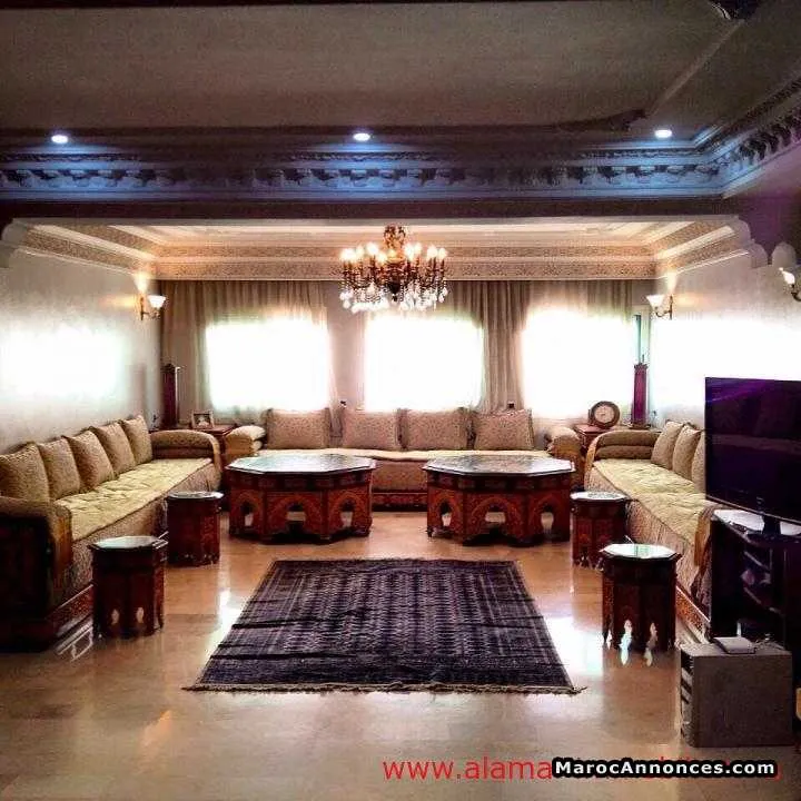 Ap1332 a louer meuble palmier sup 230 m 4 ch - الدار البيضاء