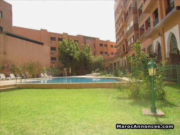 Location longue durée appart prés de amoud - مراكش