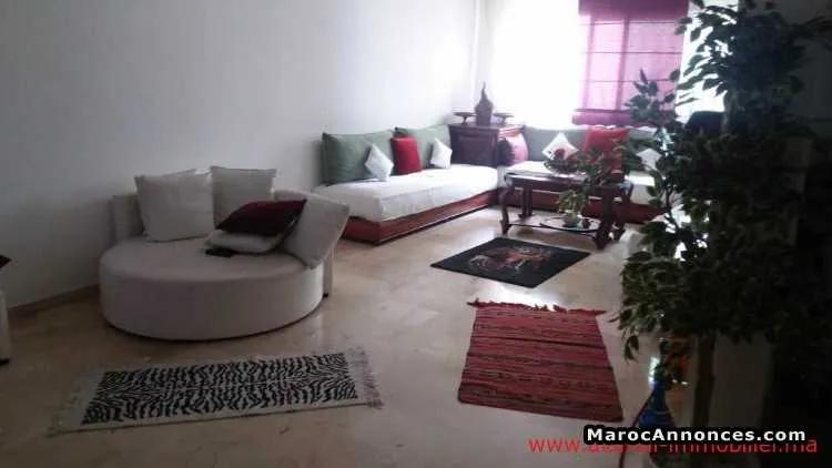 Ap1422 appt a louer meuble 2 ch a palmier - الدار البيضاء
