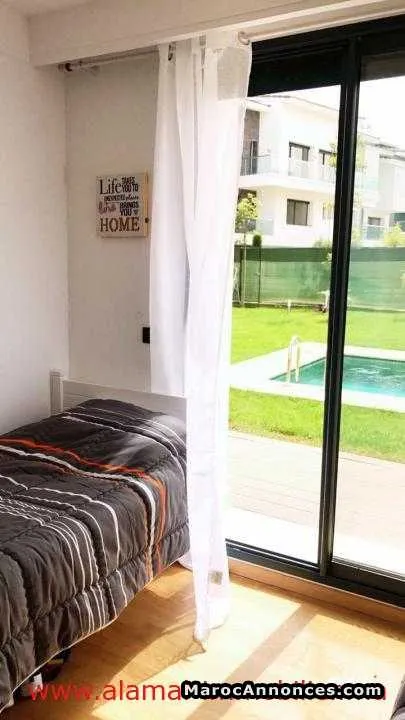 Ap1437 appartement rez de jardin a louer avec piscine - الدار البيضاء (2)