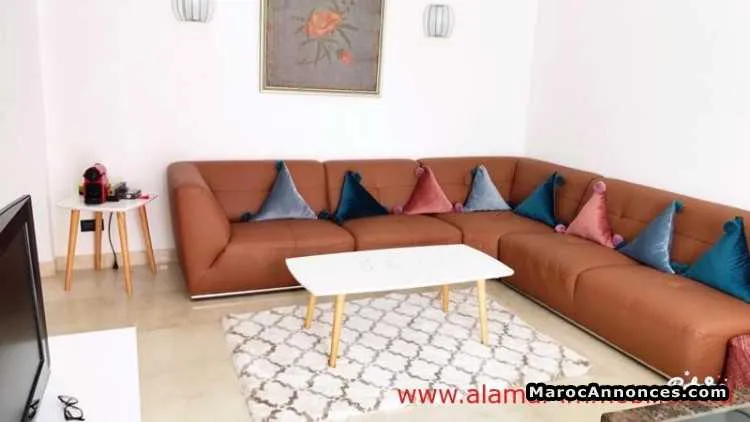 Ap1437 appartement rez de jardin a louer avec piscine - الدار البيضاء