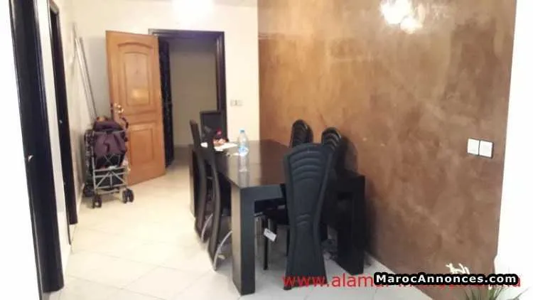 Ap1445 appartement a louer meuble 2ch mazola - الدار البيضاء (2)