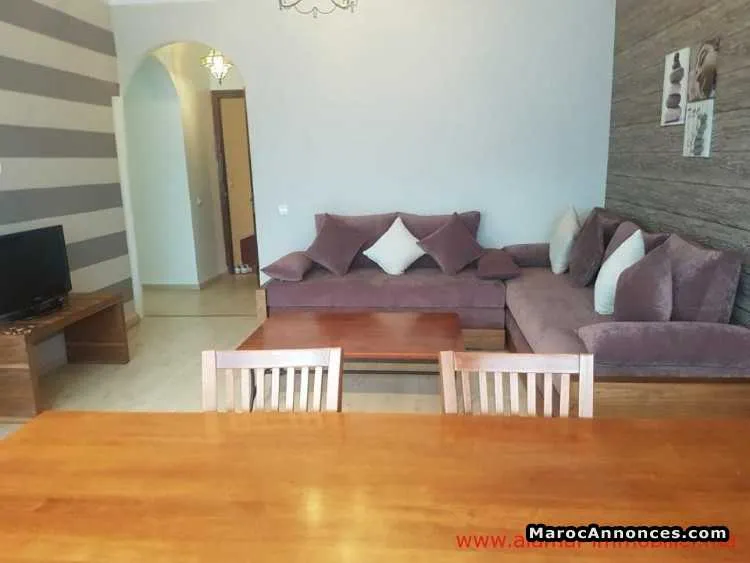 Ap1451 appartement a louer meuble ibnou katir 2 ch sup 10 - الدار البيضاء (2)
