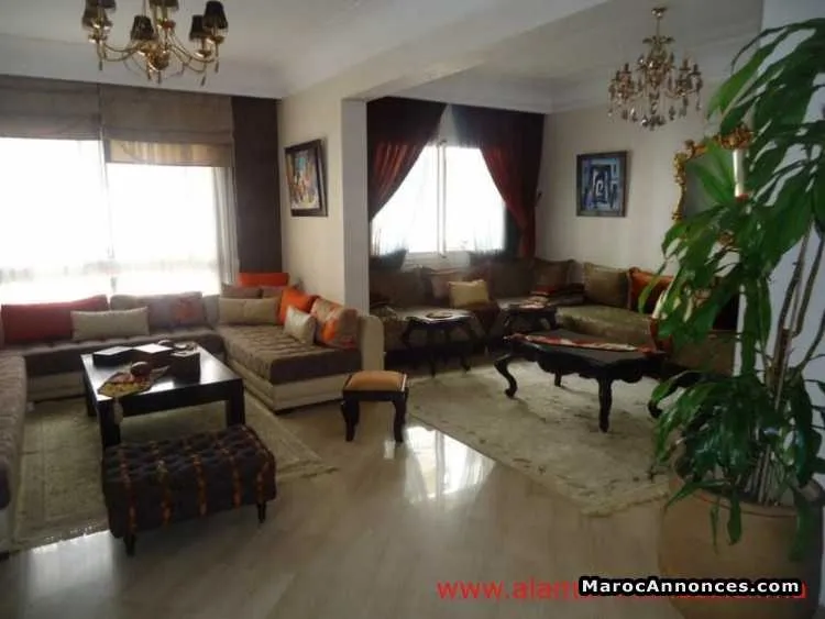 Ap1462 appartement a louer meuble À princesses 163 - الدار البيضاء