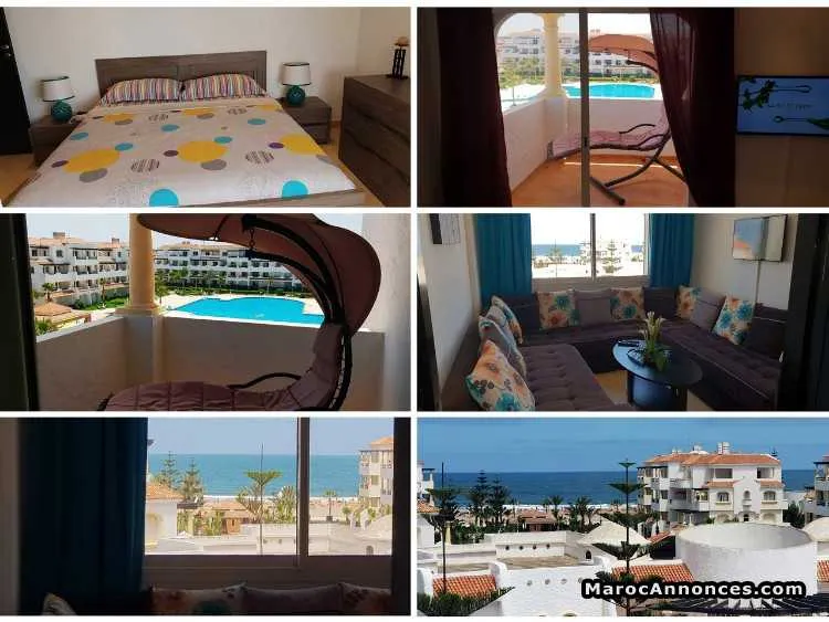 Appartement de luxe vue mer piscine et jardins - سيدي رحال (3)