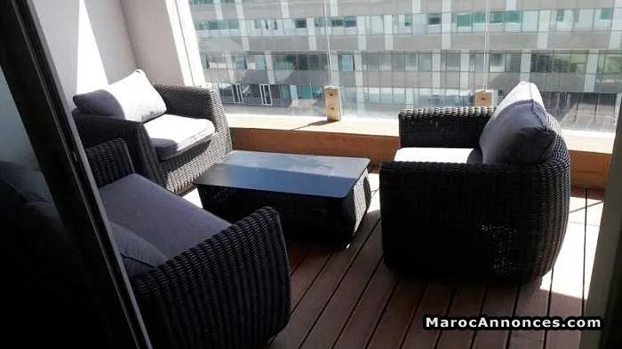 Appartement 110 m² à louer, marina, casa - الدار البيضاء (2)
