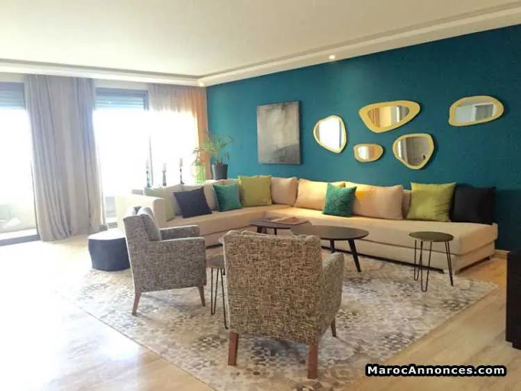 Appartement à louer de 140 m² - racine - الدار البيضاء