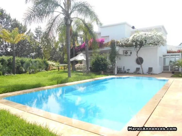 Belle villa en location à rabat souissi - الرباط
