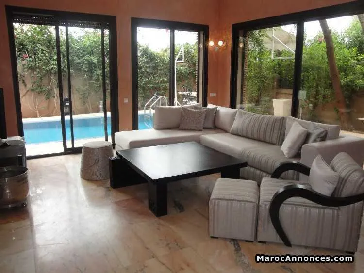 Villa a louer marrakech   targa - مراكش