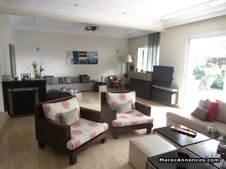 Superbe villa meublée de 250m² à louer, ain diab - الدار البيضاء (3)