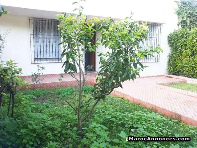 Location étage villa à les orangers - الرباط