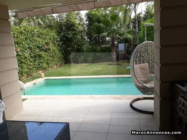 Villa meublée bouskoura - بوسكورة