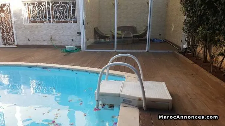 Location villa meublee resid.securisee- califonie - الدار البيضاء (2)