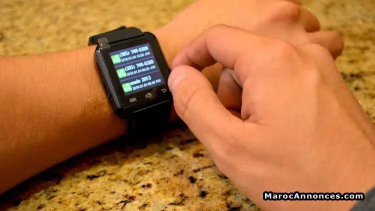 Uwatch u8 smartwatch bluetooth pour android et ios - مكناس (3)