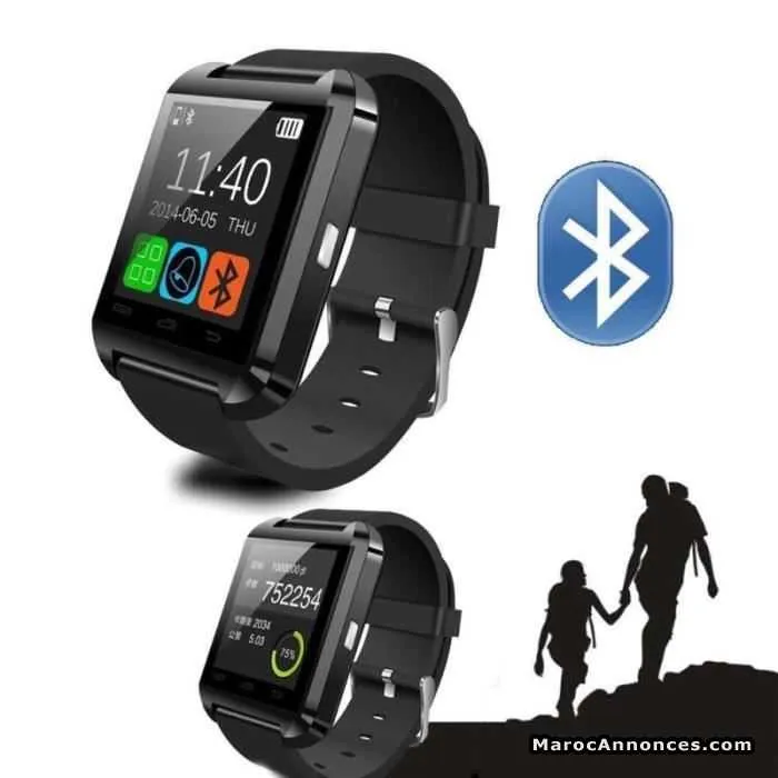 Uwatch u8 smartwatch bluetooth pour android et ios - مكناس