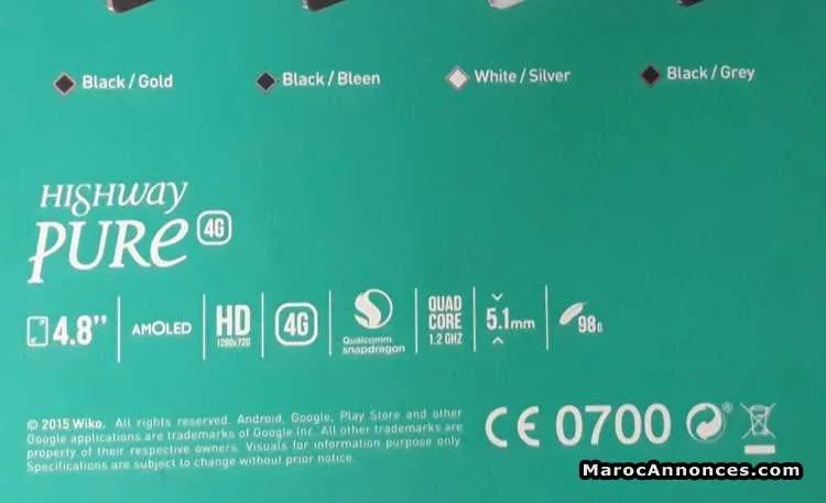 Wiko highway pure - الدار البيضاء