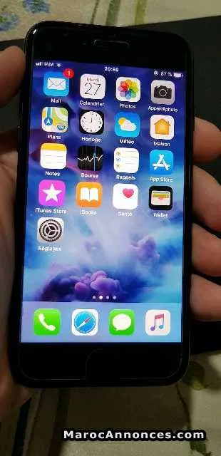 Iphone 7 , 32 go , noir , neuf - الدار البيضاء