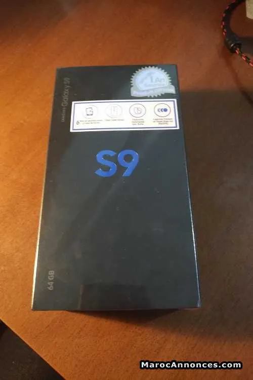 Samsung s9 noir - 64 go - dual sim - الرباط (3)
