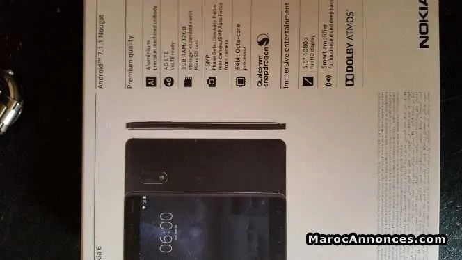 Nokia 6 en vente - الدار البيضاء (2)