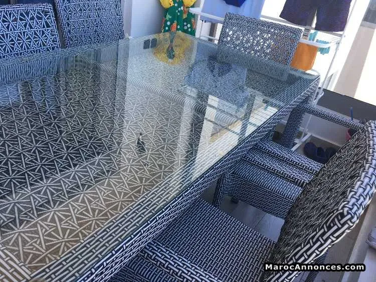 Table + 6 chaises - سيدي رحال (2)