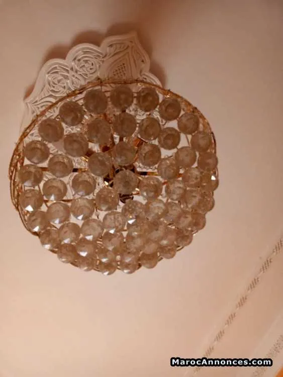 Lustre + 2 applique - مراكش (2)