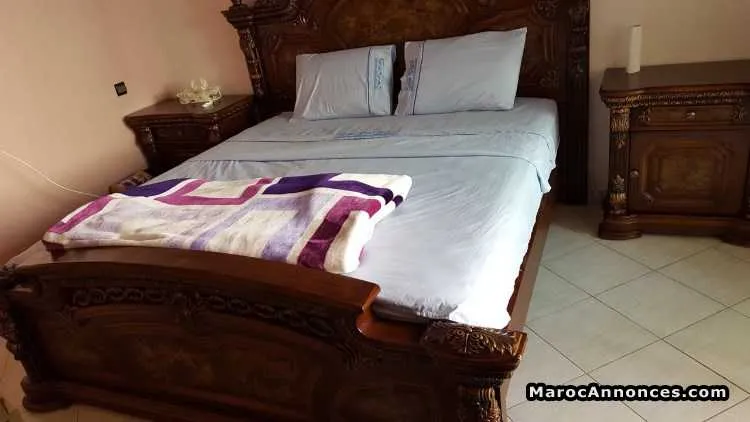Chambre à coucher et table à manger - تمارة