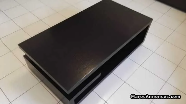 Table basse en noir - الدار البيضاء