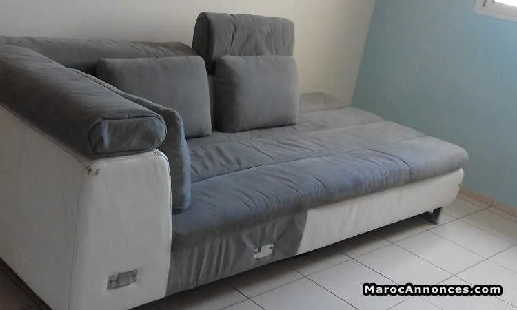 Salon en cuir /tissu de la marque xxl maison - الدار البيضاء (3)