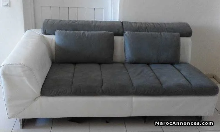 Salon en cuir /tissu de la marque xxl maison - الدار البيضاء (2)
