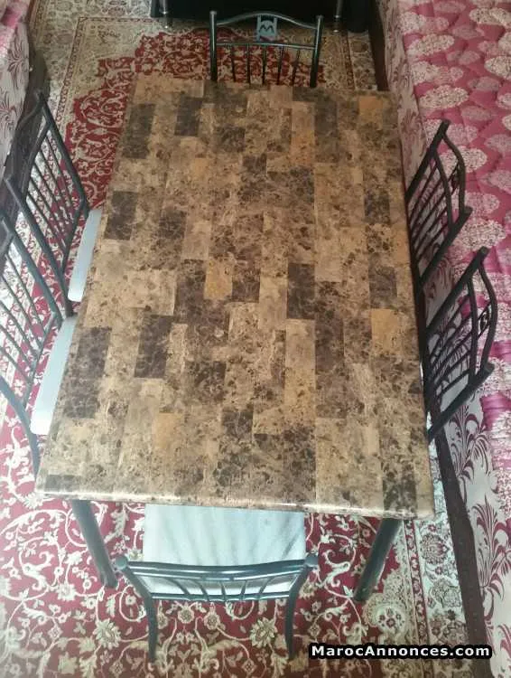 Vente salle à manger 6 place - مراكش (2)