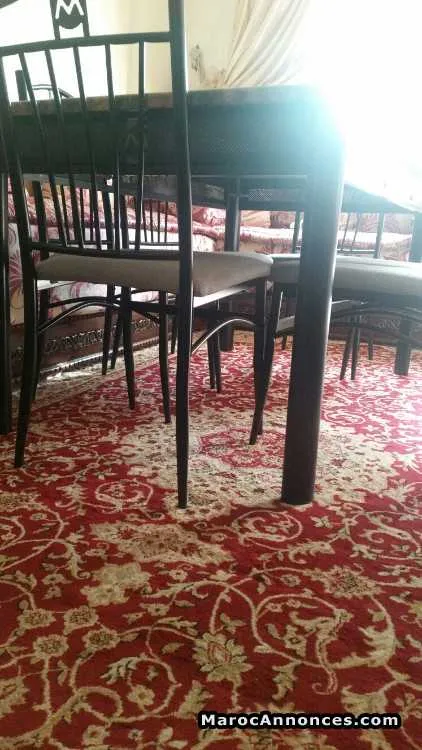 Vente salle à manger 6 place - مراكش (3)
