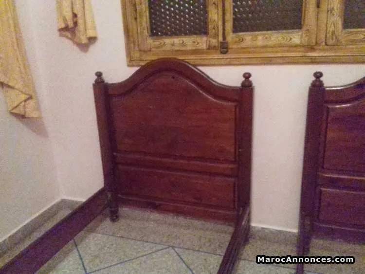 Deux lits seule place - سطات