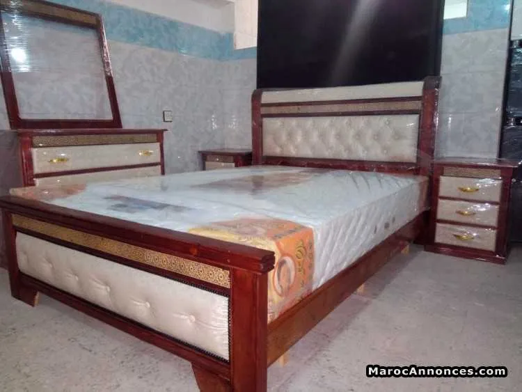 Chambres a coucher du bois 2 places - الرباط (2)