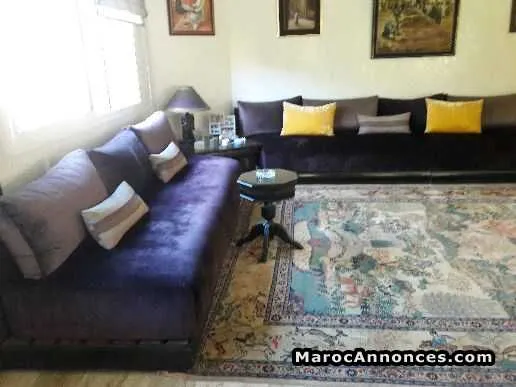 Salon marocain en velours style - الدار البيضاء (2)