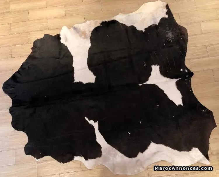 Tapis peau de vache 100% cuir naturel - Tout le Maroc (3)
