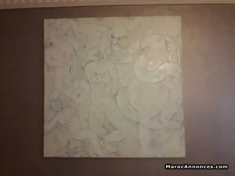 Tableau peinture - الدار البيضاء (3)