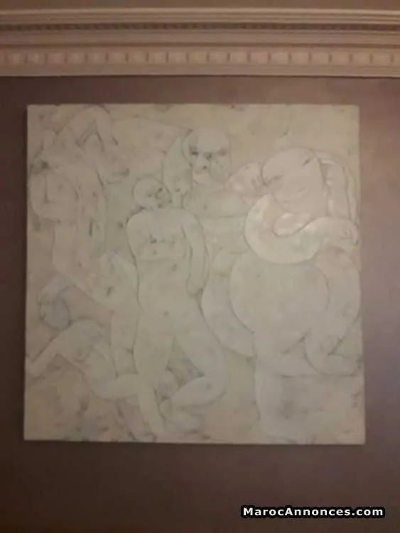 Tableau peinture - الدار البيضاء (2)